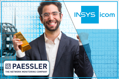Holen Sie mit Paessler und INSYS icom das Beste aus Ihren Industriedaten heraus.